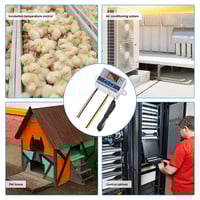 مسبار 2 مفتاح تحكم في درجة الحرارة بارد/ساخن رقمي...