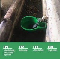 وعاء للشرب التلقائي للماشية ، حوض التوفير