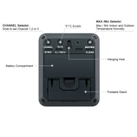 TP60 للاستخدام الداخلي والخارجي لدرجة الحرارة والر...