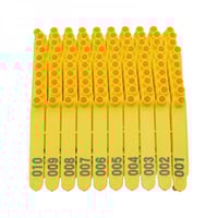 بطاقات بيرق الرواد لتعريف اذن الماشية ( اصفر 001-1...