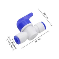 صمام كروي للاغلاق 1/4 ( عبوة من 4 قطع )