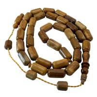 سبحة خشب كوك برميلي-خراطة مصرية فاخرة