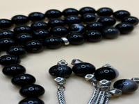 سبحة عقيق أسود ملكي