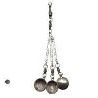 كركوشة أنتيمون مطلية فضة – تعليقة سبحة فاخر