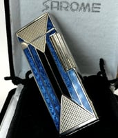 قداحة سارومي اليابانيه الأصليه باللون الفضي والازر...