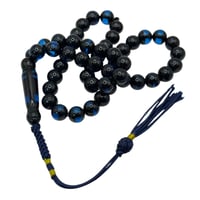 سبحة بكلايت حرباء لونين مع كركوشة تفصال يدوي كويتي