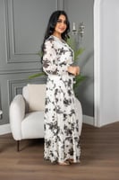 فستان مشجر طويل