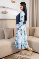 طقم الكتان المطبوع 3 قطع: إطلالة ربيع/صيف متكاملة...