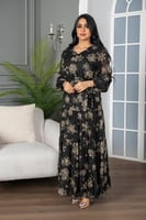 فستان مشجر طويل