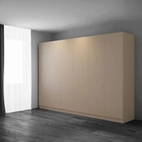 خزانة ملابس مودرن | 300 سم × 220 سم | 6 أبواب مفصل...