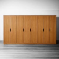 دولاب ملابس مودرن 8 أبواب مفصلية | عرض 400 سم × ار...