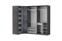 خزانة ملابس زاوية | خشب شيبورد إسباني | ضمان 10 سن...