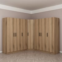 خزانة ملابس زاوية مودرن | خشب شيبورد اسباني | تصمي...