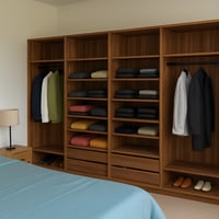 دولاب ملابس مودرن 4 ابواب سحاب | عرض 400 سم × ارتف...