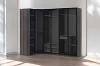 خزانة ملابس زاوية | خشب شيبورد إسباني | ضمان 10 سن...