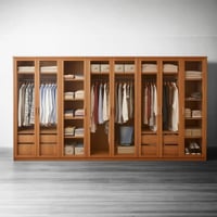 دولاب ملابس مودرن 8 أبواب مفصلية | عرض 400 سم × ار...