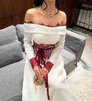 فستان ناعم مع حزام فاخر