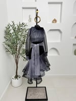 فستان قصير ناعم مع لون مموج أنيق