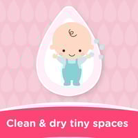 جونسون القطن المقطع للأطفال - 80 جم