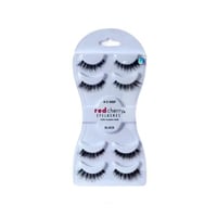 ريد شيري طقم رموش D WSP اسود - 4 زوج