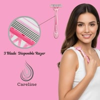 كيرلاين مكينة حلاقة للنساء 3 شفرات - 4 + 2 حبة