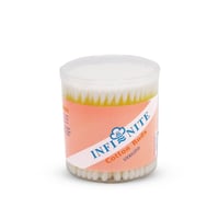 انفينيتي اعواد اذن قطنية نقية - 200 عود