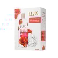 لوكس غسول الجسم رومانتيك بالكركديه مع ليفة - 250 م...