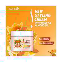 صانسيلك كريم تصفيف الشعر حماية من التساقط بالعسل و...