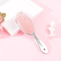 ميني جود مشط شعر لون فضي وردي