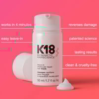 كيه 18 ماسك لإصلاح الشعر الجزيئي يُترك على الشعر –...