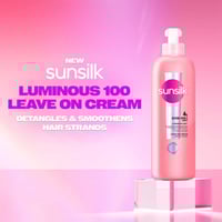 صانسيلك لومينوس 100 كريم يترك على الشعر بالجليكول...