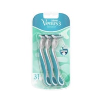 جيليت فينوس 3 سنستيف شفرات حلاقة نسائية - 3 حبة