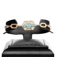 طقم ذهب أزور إليغانس (عيار18)