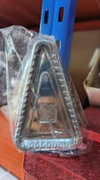 موس كيك بلاستيك مثلث فضي Silver Triangle Plastic M...