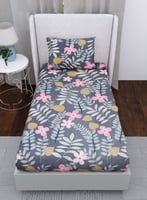 مفرش سرير مطاط نفر قطعتين