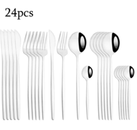 Silver 24Pcs