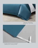 طقم مفروشات سرير نوتين – مصنوعة 100% من القطن الطب...