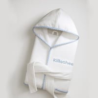 روب حمام للأطفال - مصنوع 100% من القطن الطبيعي الن...