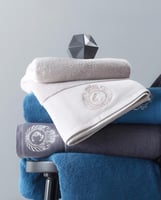 طقم مناشف أوستن – منشفة حمام ومنشفة يد مصنوعة من ا...