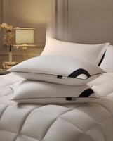 وسادة داون هيلتون – حشو ريش طبيعي فاخر – قماش خارج...