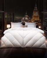 لحاف داون هيلتون الأفخم عالميا - حشو ريش طبيعي فاخ...