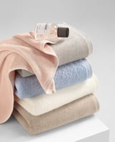 منشفة يد قطن مصري فاخر - مصنوعة 100% من القطن الطب...