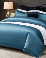 طقم مفروشات سرير نوتين – مصنوعة 100% من القطن الطب...