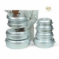 طقم مطبقيات معدن مسطح 7 حبات