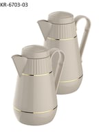 طقم ترامس شاي وقهوة 1لتر و 0.7 لتر سادة KR-6703