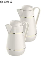 طقم ترامس شاي وقهوة 1لتر و 0.7 لتر سادة KR-6703