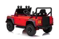 ديفندر 110 اس في اكس لون احمر سواقة الطفل وتحكم عن...