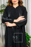 عباية باربي إندونيسي بتدخيلة ستان وشك يدوي فاخر