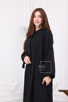 عباية بقماش مشجَر شفاف محدد كريستال