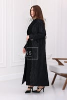 عباية باربي إندونيسي بالدانتيل الفاخر والزراير الم...